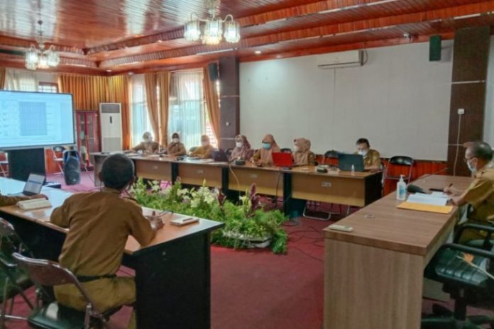 Pertemuan Dewan Pengawas dengan manajemen RSUD H Badaruddin Tanjung. (antara)