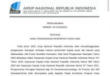 Arsip Nasional Republik Indonesia (ANRI) Beri Predikat Nilai Memasukan Kepada Pemkab Tanah Bumbu, Ini Alasannya