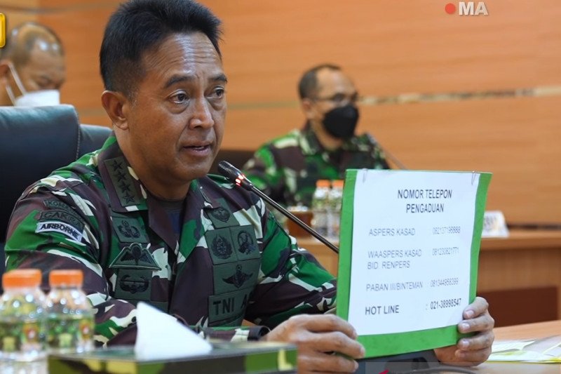 Kasad Jenderal TNI Andika Perkasa Tegaskan Tidak Ada ...