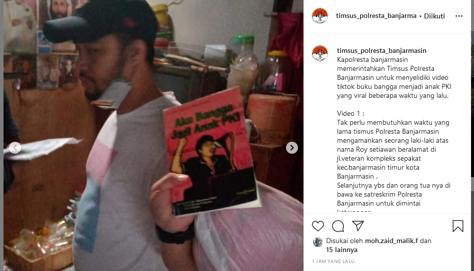 Timsus Polresta Banjarmasin Amankan Pembuat Konten Tiktok ...