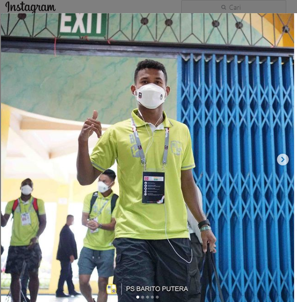 Pemain Barito Putera Sudah Tiba di Stadiun Kanjuruhan Malang, Perempat Final Piala Menpora 2021