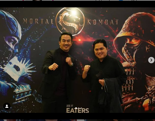 Mortal Kombat 2021, Erick Thohir Senang Aktor Indonesia Sudah Sekelas Bintang Hollywood