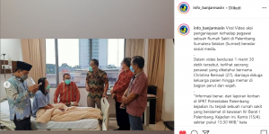 Viral, Aksi Penganiayaan Terhadap Pegawai Rumah Sakit di Palembang,