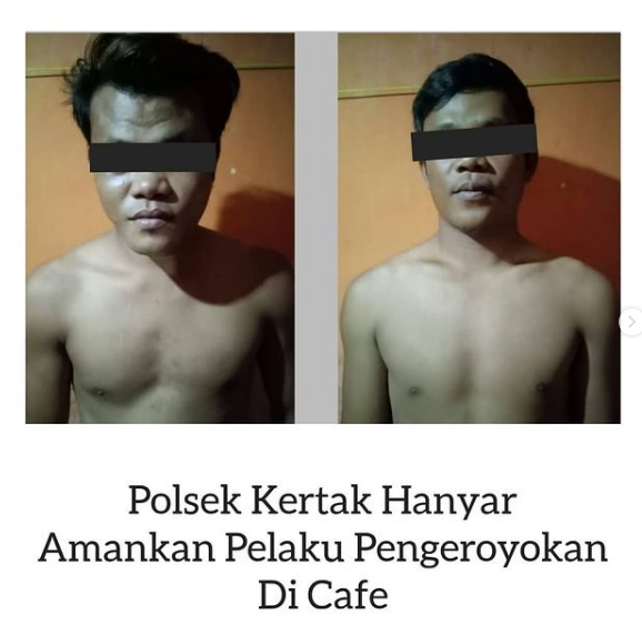 Video Viral, Polsek Sudah Amankan Dua Pelaku Pengeroyokan di Kafe Kertak Hanyar