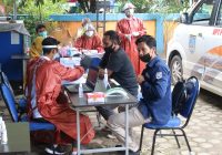 Dinas Komunikasi Informatika Statistik dan Persandian Banjar Laksanakan Vaksin Covid 19 Tahap II Dosis Pertama