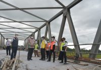 Jembatan Sungai Salim Mataraman Akhir April Bisa dilewati