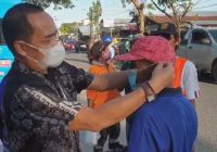 Kompol Uskiansyah Hadirkan BNNK Banjarmasin ditengah Masyarakat, Bagikan Takjil dan Masker Serta Ingatkan Bahaya Narkoba