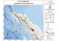 BMKG: Terjadi 115 Gempa Bumi di Sumut-Aceh Selama Pekan Kedua Mei 2021