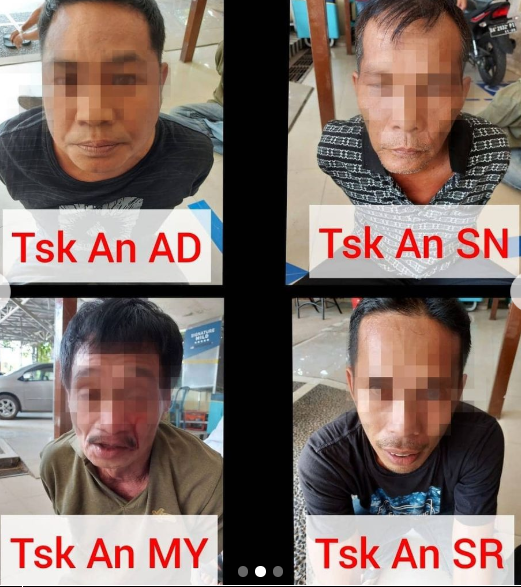 Macan Kalsel Bekuk Komplotan Pengganda Uang, Rp50 Juta Diganti Kertas Dibungkus Kain Kafan