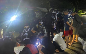 Delapan pemuda diamankan Polda Kalteng karena pesta miras. (Humas Polda Kalteng)