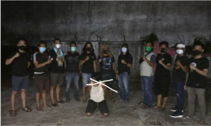 Ramli saat ditangkap Resmob Polda Kalsel. (Istimewa)