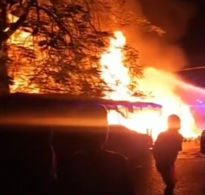 Kebakaran di Martapura (IG)