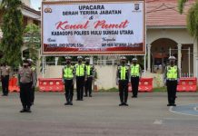 Kompol Joko Sutopo ke Polda Kalsel, Kabag Ops Polres HSU Diisi Pejabat Baru