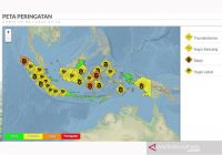 BMKG: Sabtu 8 Mei 2021 Sejumlah Wilayah Indonesia Berpotensi Hujan Lebat, Petir, Angin Kencang Hingga Gelombang Tinggi