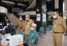 Pemko Banjarmasin dan Dinas Kesehatan Genjot Vaksinasi Covid-19 Bagi Lansia