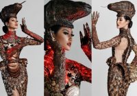 Detail National Costume "Komodo" di Miss Universe 2020, Indonesia Gunakan Kesan Mewah Penuh Teka-teki & 3D Komodo