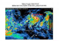 BMKG: Waspadai Hujan & Gelombang Tinggi Dampak Siklon Tropis Choi-Wan di Kalimantan, Sulawesi & Maluku