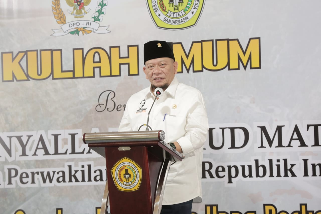 La Nyalla Mahmud Mattaliti Sampaikan Ini Pada Kuliah Umum di STIE Indonesia Banjarmasin