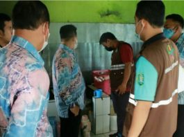 Kenapa ya, Dinas Kesehatan HSU Periksa Pengolahan Makanan Napi di Lapas Amuntai
