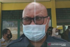 Ketua KPU RI Ilham Saputra saat melakukan monitoring persiapan penyelenggaraan PSU ke Kecamatan Binuang Kabupaten Tapin Kalimantan Selatan (ANTARA / Muhammad Fauzi Fadilah)