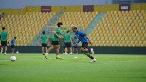 Timnas Indonesia melakukan latihan di Dubai. (PSSI)