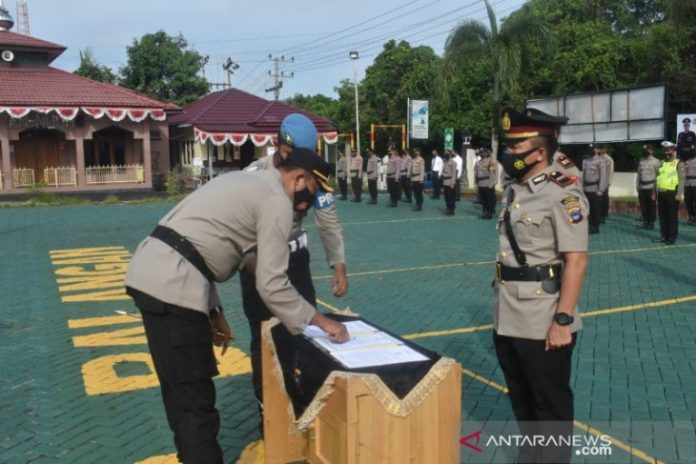 Iptu Krismandra NW jabat Kasat Reskrim Polres Balangan. (antara)