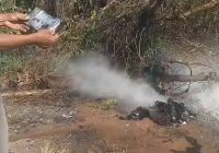 Motor Terbakar di Lingkar Selatan Ternyata Milik Sales, Semula Diduga Pelangsir BBM