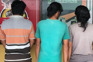 Pelaku pungli dan preminsme di Makam Datu Sanggul. (Istimewa)