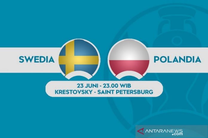 ilustrasi Swedia vs Polandia