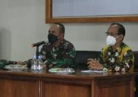 Rapat Persiapan Gebyar Vaksinasi Satu Juta Per Hari, Dandim 1007/Banjarmasin: "Ini Perang Kami"