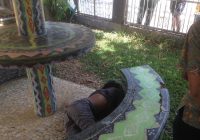 Ditemukan Mayat di Taman Tugu Lambung Mangkurat Kandangan