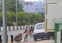 Perbaikan Jalan di Jalan Ahmad Yani Km 2 Banjarmasin, Pengguna Jalan Harap Berhati-hati