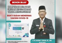 BKD Kalteng Tolak Melayani Urusan Kepegawaian Tanpa Bukti Vaksin kecuali Golongan ini