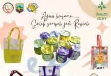 Ibu-ibu Ini Kreatif, Jadikan Limbah Rumah Tangga Jadi Tas Belanjaan