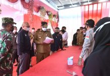 Pj Gubernur Kalsel Semangati Petugas KPPS
