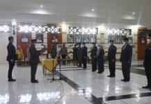 Bupati Kotabaru Lantik 9 Pejabat Hasil Lelang Jabatan, Ini Daftarnya ﻿