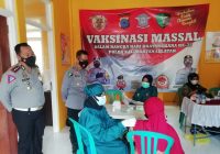 HUT Bhayangkara ke 75, Ditlantas Polda Kalsel Gelar Vaksinasi Covid 19