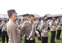 Kapolres Banjar Periksa Kerapihan Anggotanya, Ternyata Ada yang Melanggar