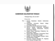Beredar Edaran, Masuk Kalteng Siapkan Keterangan Hasil Test Negatif Covid 19