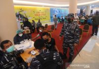 TNI AD, AL dan AU Berhasil Suntik 1.000 Pengunjung Duta Mall Banjarmasin, Hari Ini Lanjutkan Vaksinasi di DM