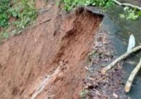 Longsor Landa Desa Sungai Langsat Kabupaten Banjar, Enam Rumah Rusak