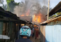 Api di Kuin Dekat Pertamina, Lokasi Kebakaran Permukiman Penduduk Gang Swarga Biru