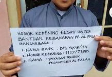 Beredar Rekening Sumbangan untuk Korban Kebakaran Ponpes Al-Falah, Begini Penjelasan Ustadz Syamsunie SPdI