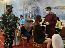 Danrem 101/Antasari Apresiasi Meningkatnya Jumlah Peserta Serbuan Vaksinasi TNI