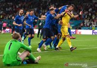 Italia Juarai Euro 2020 Usai Tundukkan Inggris 3-2 Lewat Adu Penalti