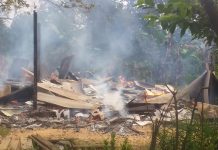 Ditinggal Pulang Kampung, Rumah di Asam Asam Ludes Jadi Arang