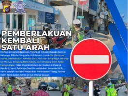 Satlantas Polres Kotabaru Berlakukan Satu Arah di Jalan Pattimura