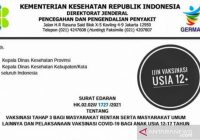 Simak Panduan Vaksinasi COVID-19 Untuk Anak Usia 12-17 Tahun ini Menurut Surat Edaran Resmi Kementerian Kesehatan RI