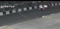 Rekaman CCTV Detik-detik Kakek Wilem ditabrak Sepeda Motor, Sampit Kalimantan Tengah