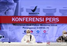 BPOM: Segera Masuk Indonesia, Vaksin Moderna Perlu Metode Penyimpanan Khusus